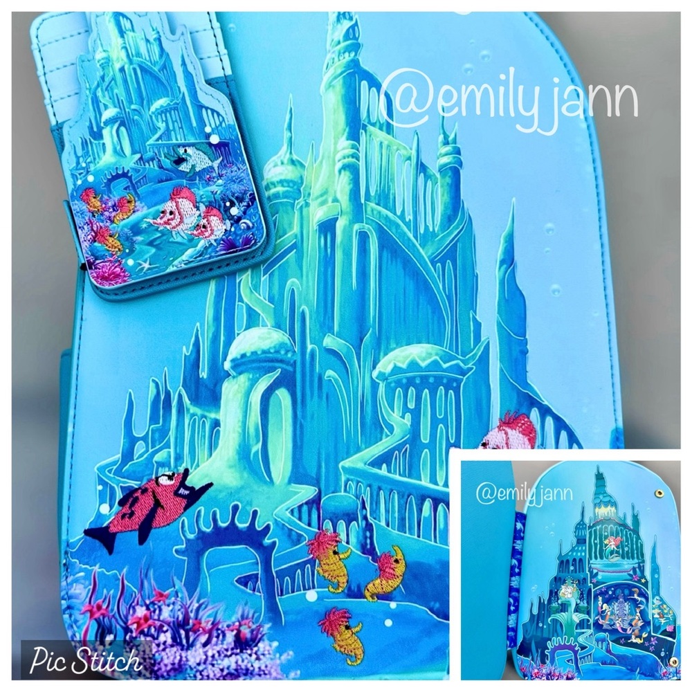 The Little Mermaid🧜🏻‍♀️Backpack Set